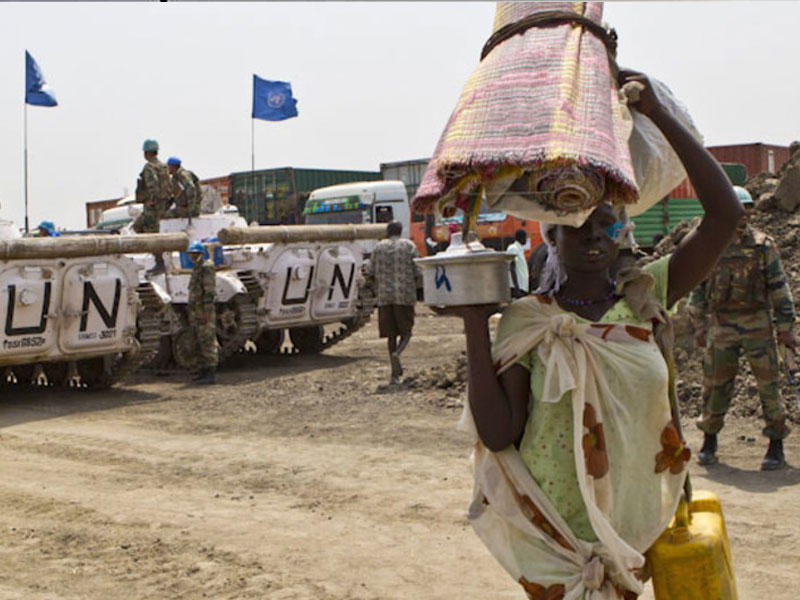 جوبا تشرُّد الآلاف بسبب الفيضانات والعنف