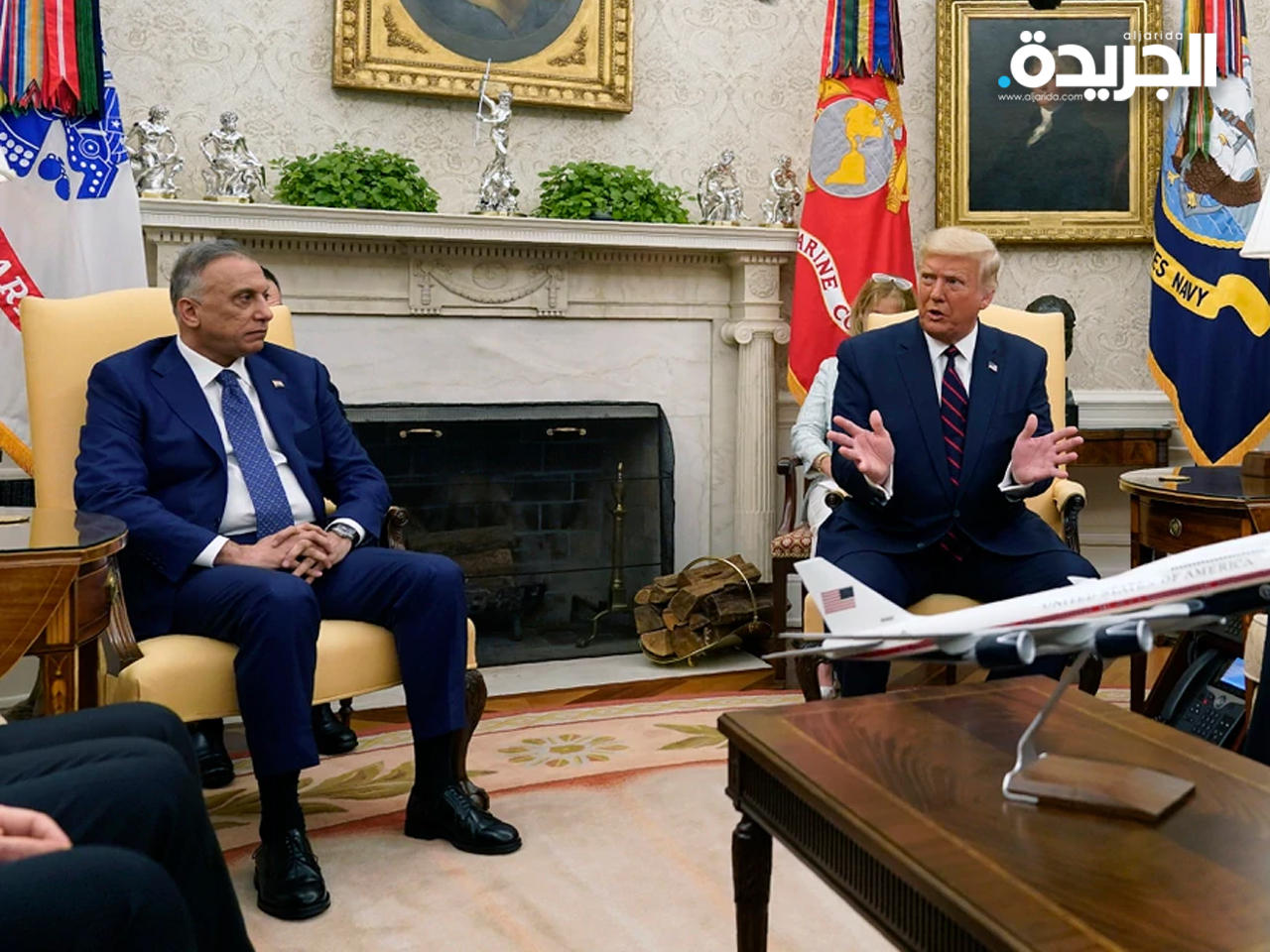 إجتماع سابق بين ترامب والكاظمي