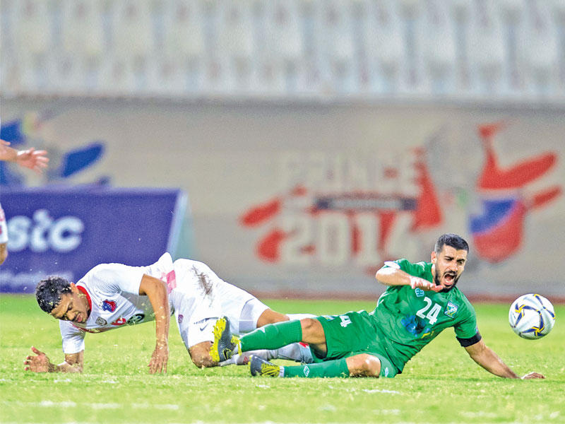 جانب من مباراة العربي والكويت 