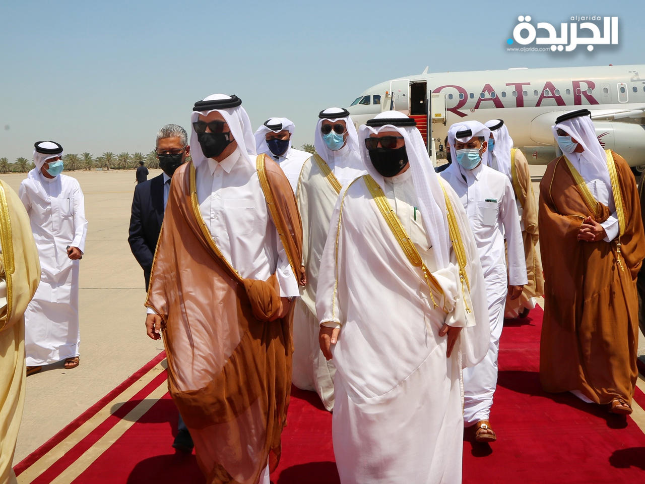  وزير الخارجية يستقبل وزير خارجية دولة قطر 