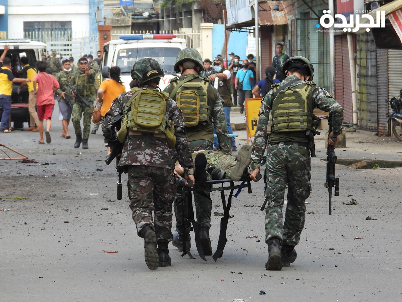 نقل احد المصابين