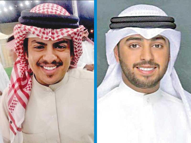  رئيس الاتحاد العام لطلبة ومتدربي الهيئة العامة للتعليم التطبيقي والتدريب ضاري الشمري-الطالب حسين صالح الجنيدي