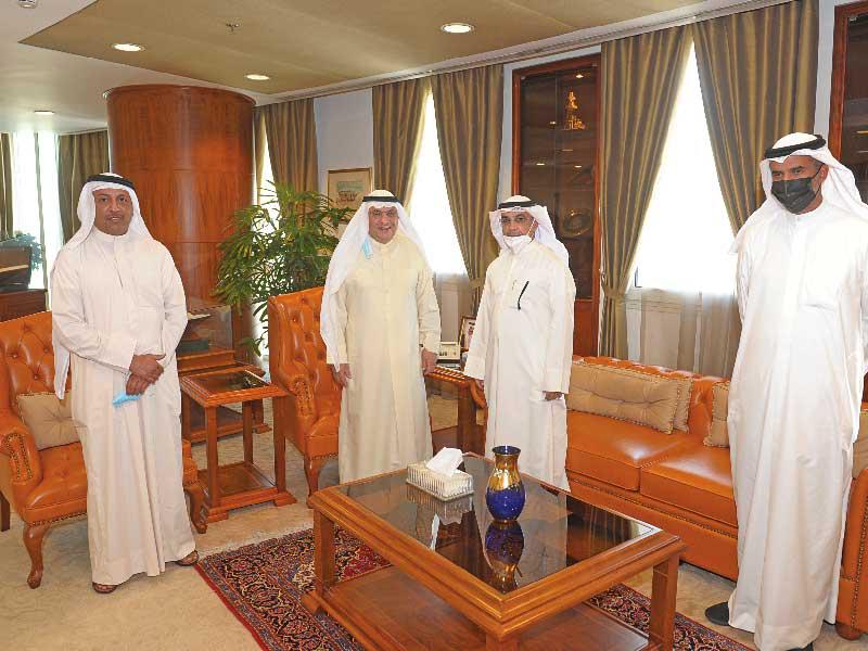 محمد الصقر رئيس غرفة تجارة وصناعة الكويت مستقبلاً اتحاد مكاتب السياحة والسفر