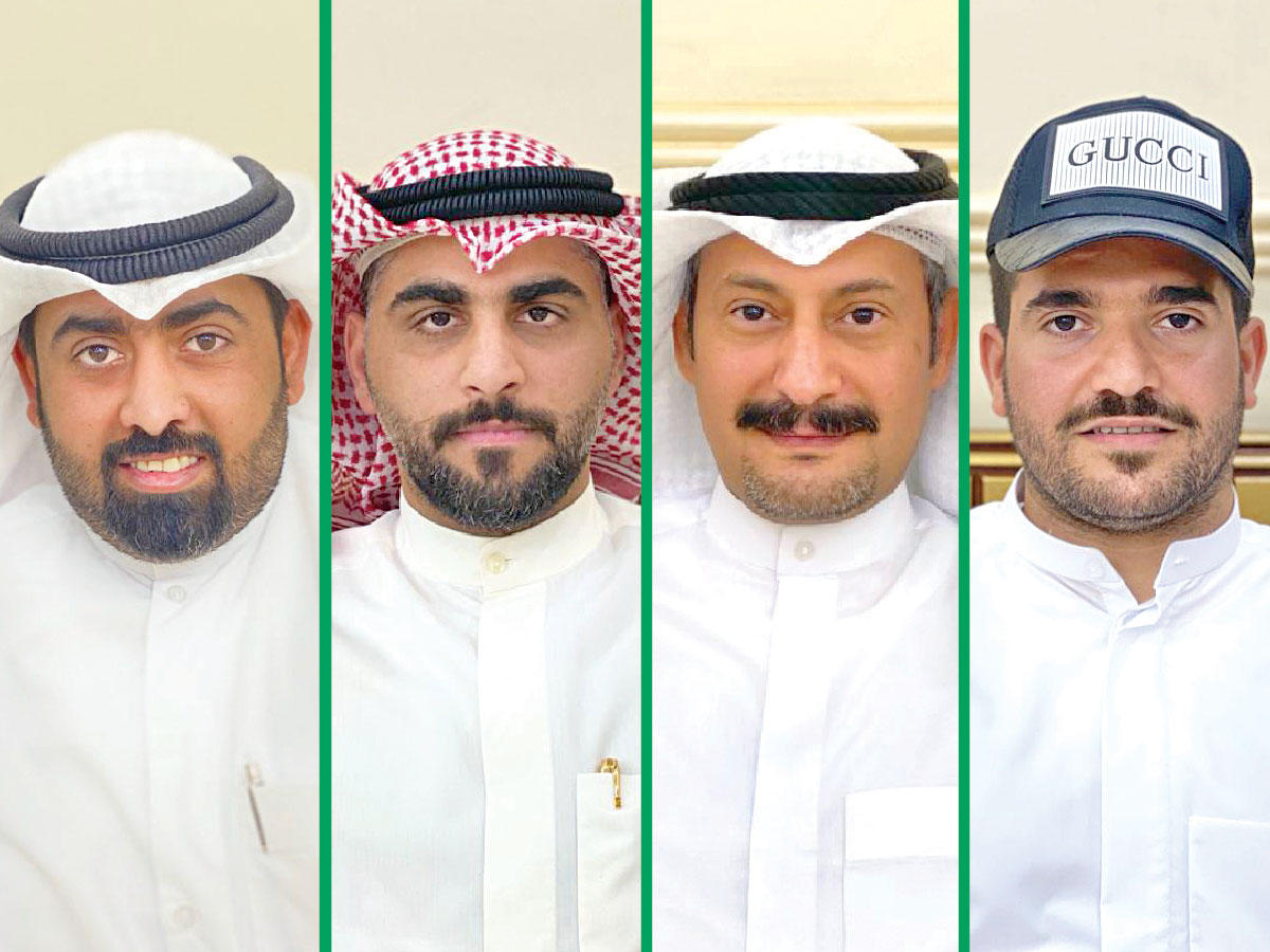 محمد الشايع - مبارك العجمي - حسن بوعباس - فهيد الحمود