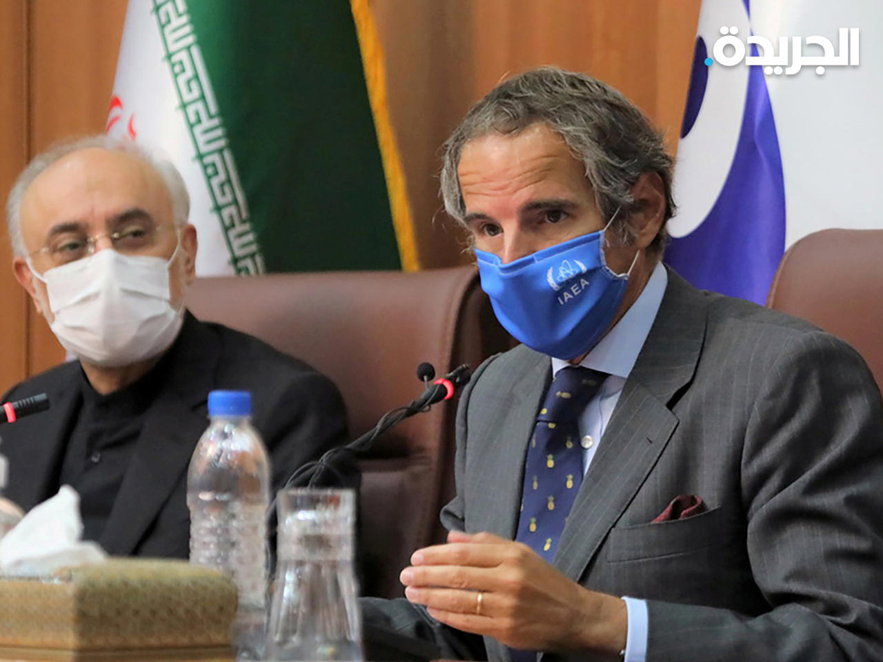 غروسي ووزير الخارجية الإيراني