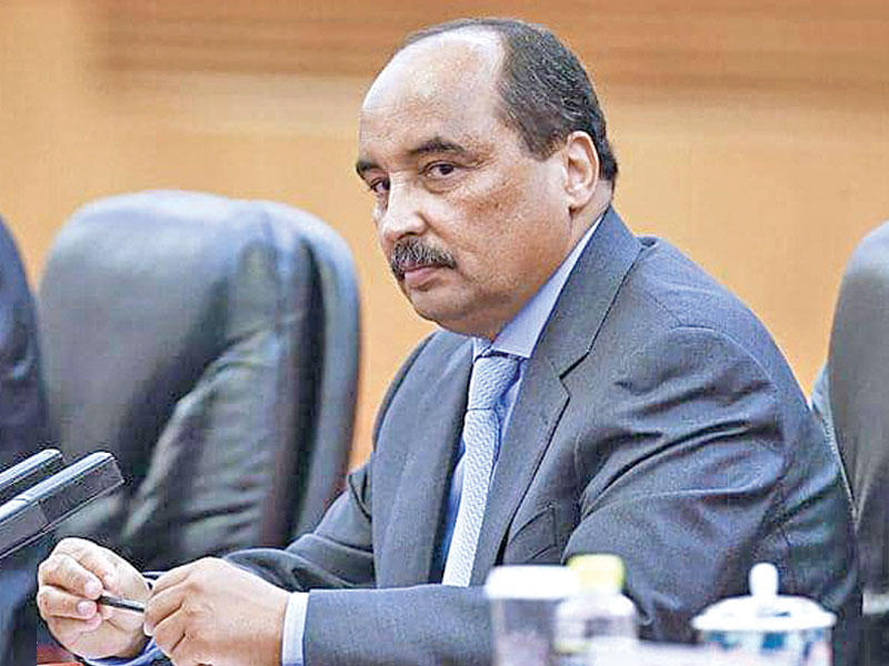 الرئيس السابق محمد ولد عبدالعزيز 