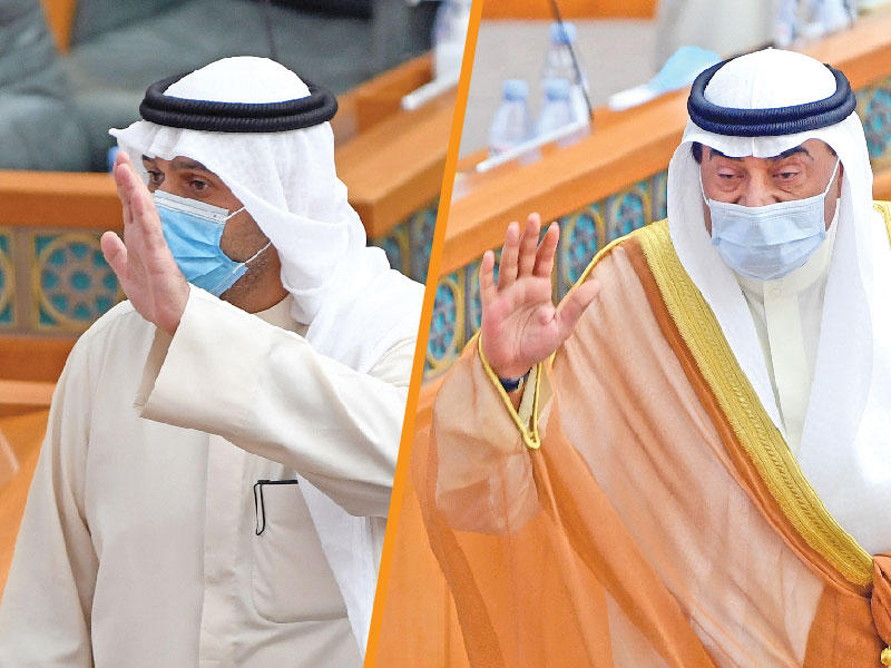 الخالد والصالح بعد جلسة أمس