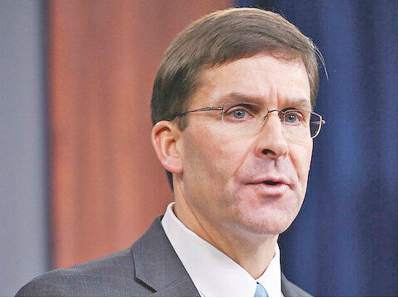 وزير الدفاع الأميركي مارك إسبر 