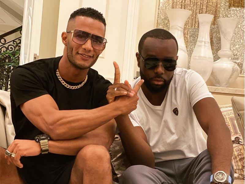 الفنان محمد رمضان والفنان ميتر جيمس