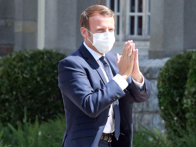 الرئيس الفرنسي إيمانويل ماكرون 