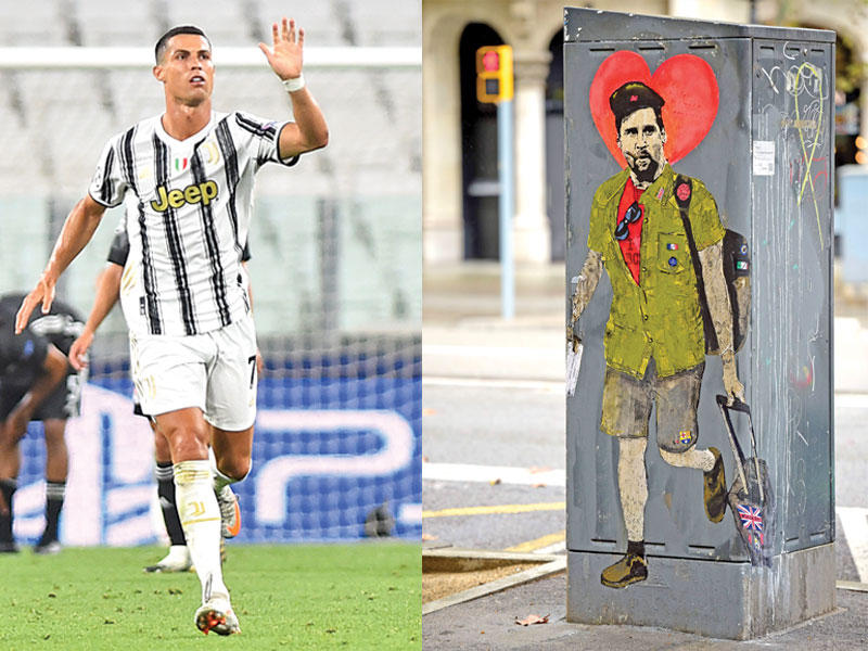 رسمة فنان الغرافيتي سالفاتوري بينينتيندي  -كريستيانو رونالدو