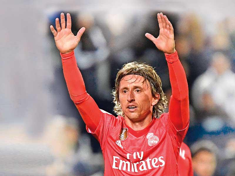 النجم الكرواتي لوكا مودريتش 