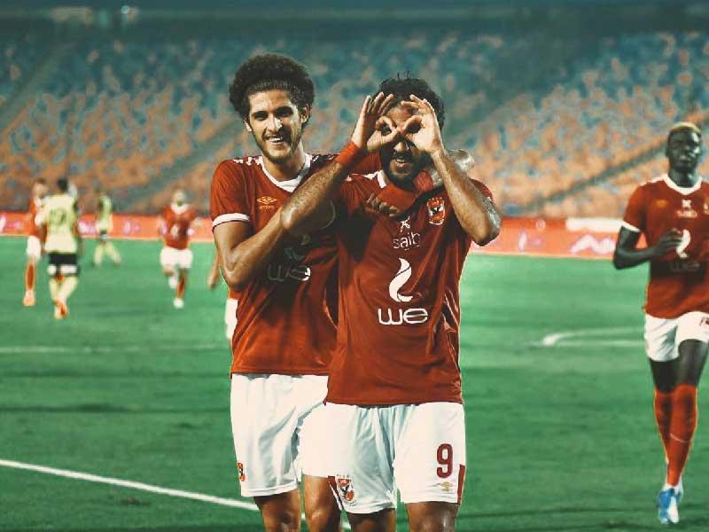 نادي الاهلي يهزم نادي دجلة بثنائية