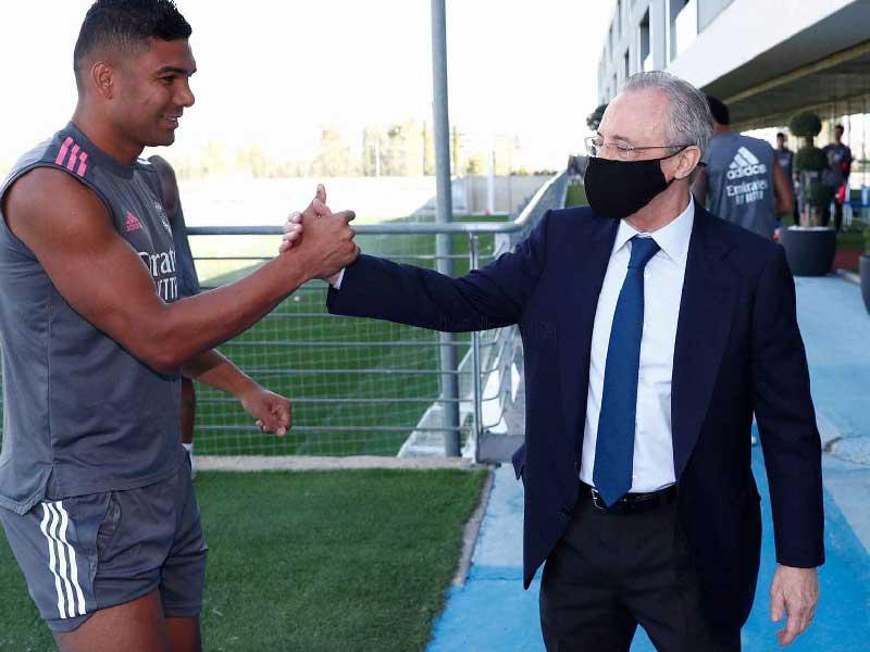 رئيس ريال مدريد فلورنتينو بيريز