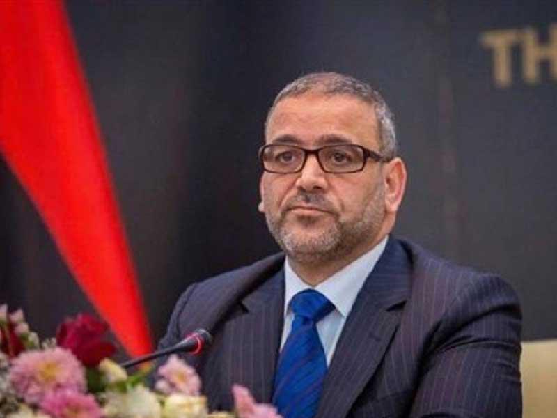 رئيس المجلس الأعلى للدولة اليبية خالد المشري