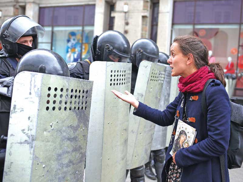 تظاهرات لإعادة انتخاب الرئيس الكسندر لوكاشينكو 