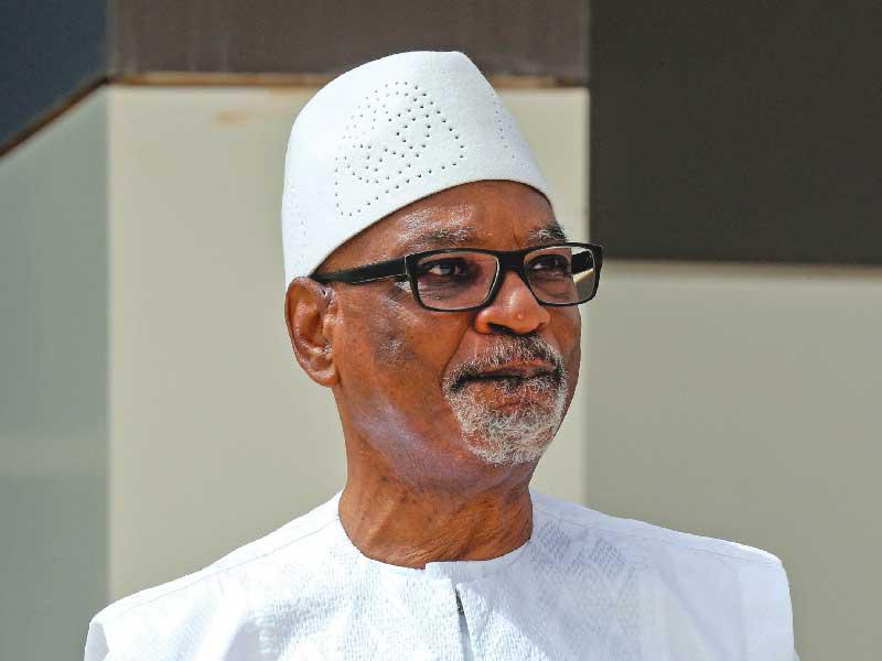 رئيس مالي السابق إبراهيم بوبكر كيتا باماكو 