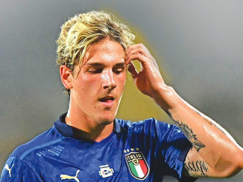 مهاجم المنتخب الايطالي نيكولو تسانيولو 