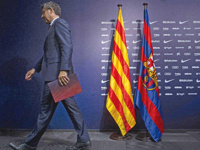 رئيس نادي برشلونة جوسيب ماريا بارتوميو 