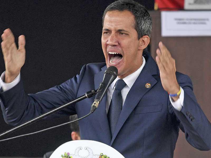 زعيم المعارضة الفنزويلية خوان غوايدو 