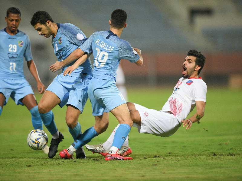 جانب من مباراة الكويت والسالمية