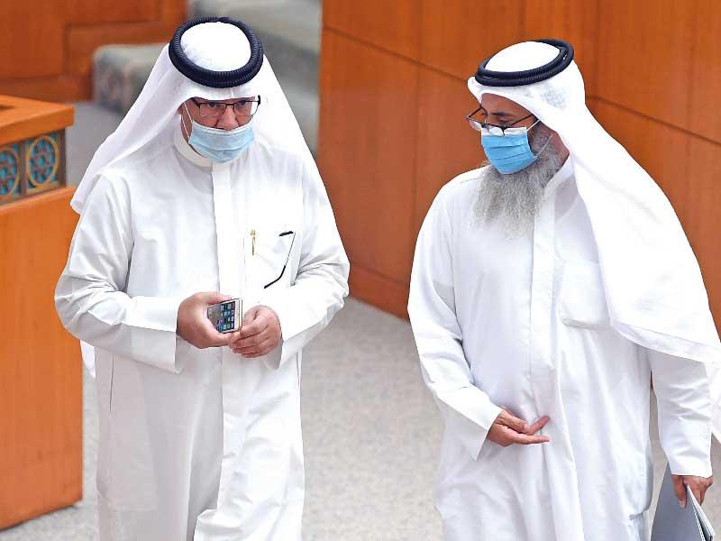 النائب نايف المرداس ومبارك الحريص