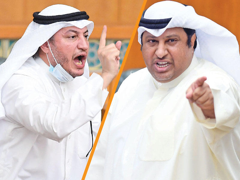 النائبان الحميدي السبيعي وعسكر العنزي