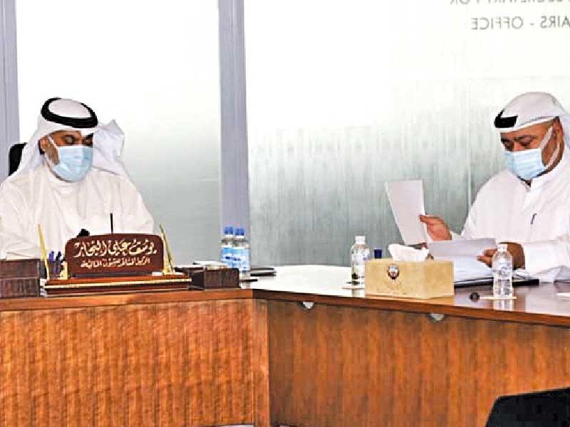 جانب من الاجتماع التربوي أمس