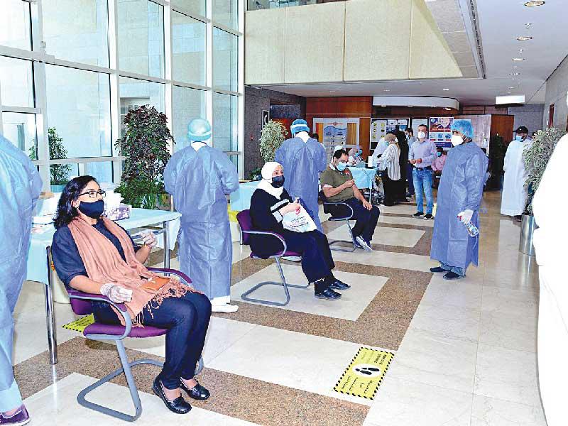 جانب من عمليات الفحص