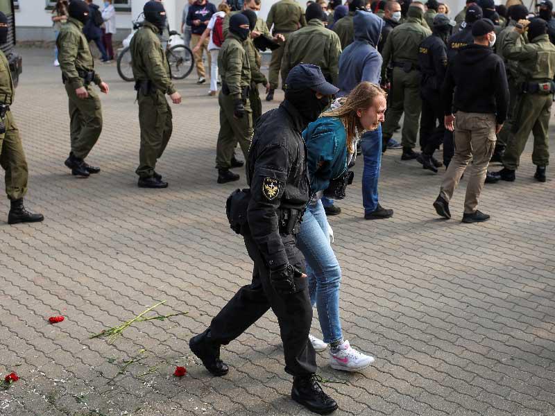 قلق أممي من استخدام القوة في بيلاروسيا