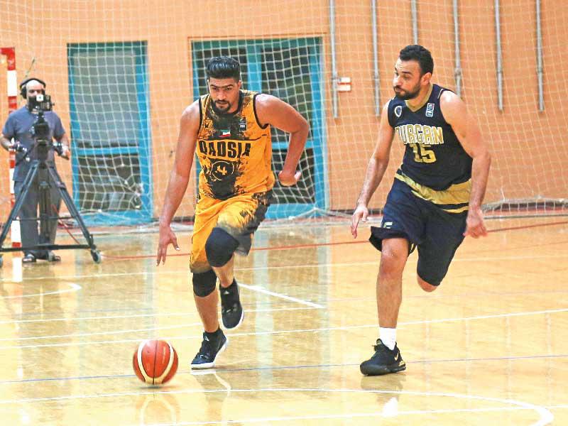 نجم منتخبنا الوطني الأول ونادي القادسية لكرة السلة صالح اليوسف 