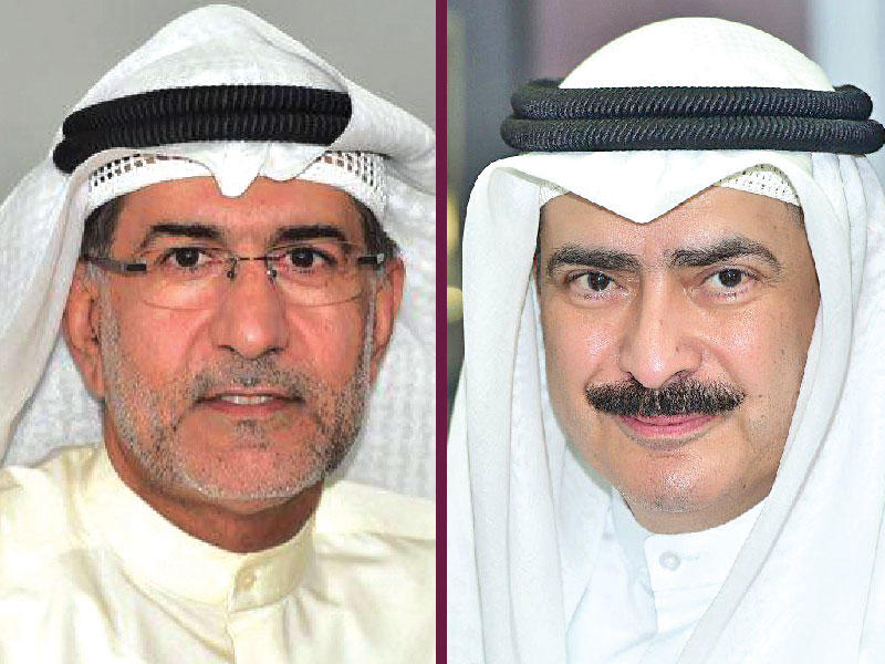 الأمين العام لـلمجلس الوطني للثقافة والفنون والآداب، كامل العبدالجليل والأمين العام المساعد لقطاع الثقافة والفنون د. عيسى الأنصاري