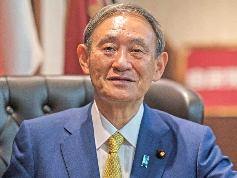 الناطق باسم الحكومة اليابانية يوشيهيدي سوغا 