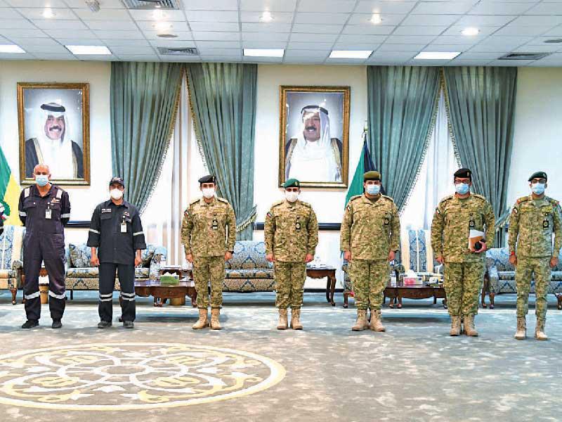 جانب من لقاء «الحرس» و«ناقلات النفط»