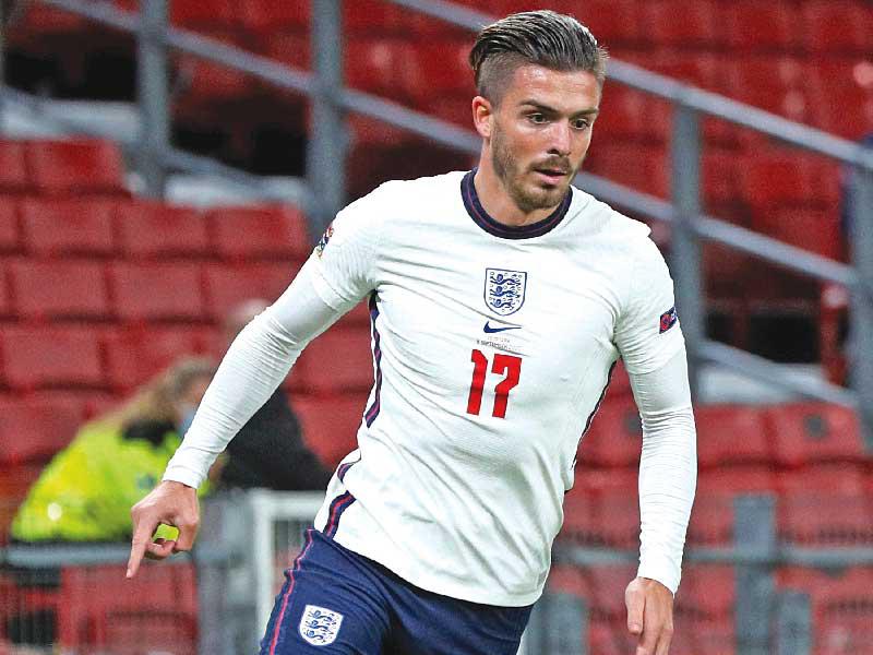 قائد فريق أستون فيلا الإنكليزي جاك غريليش 