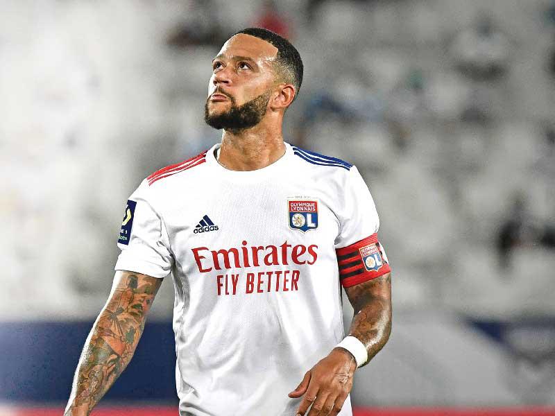 مهاجم المنتخب الهولندي ممفيس ديباي 