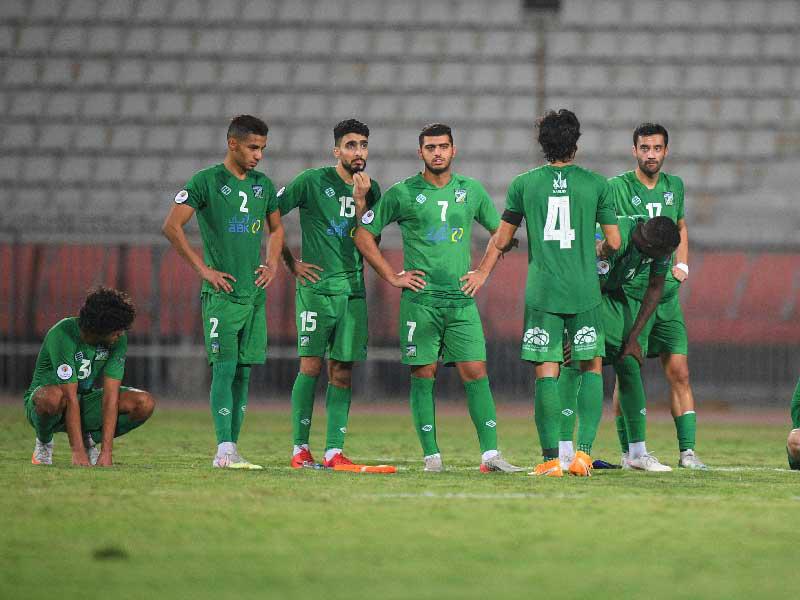 لاعبو العربي في لقائهم الأخير