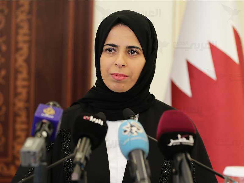 المتحدثة باسم وزارة الخارجية القطرية لؤلؤة الخاطر