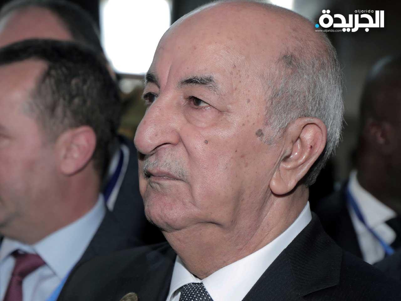 الرئيس الجزائري عبدالمجيد تبون
