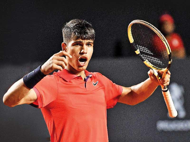 اللاعب الصاعد كارلوس ألكاراز