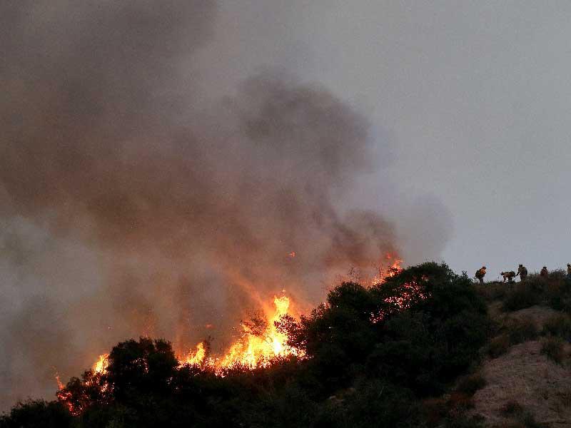 الحرائق في الغرب الاميريكي