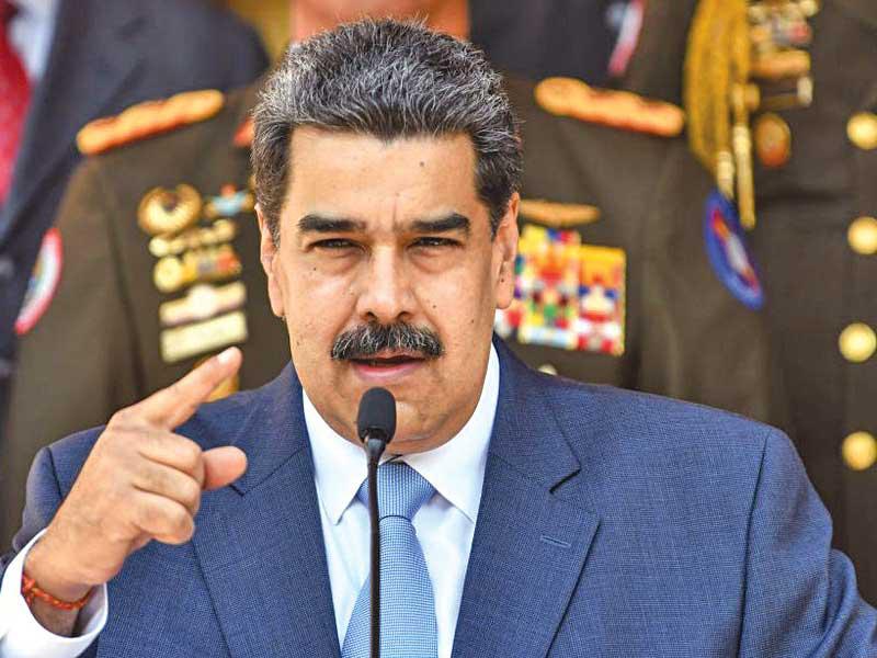الرئيس الفنزويلي الاشتراكي نيكولاس مادورو 