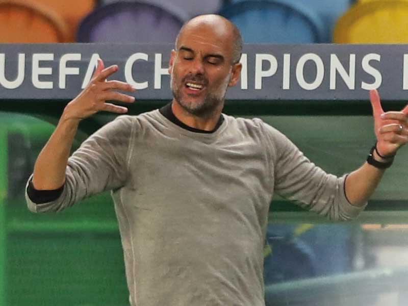 مدرب مانشستر سيتي بيب غوارديولا 