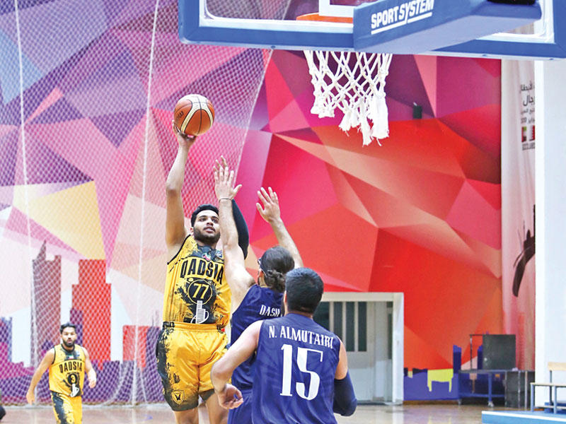 محاولة تسجيل تحت سلة اليرموك