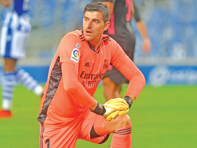 تيبو كورتوا  حارس مرمى ريال مدريد