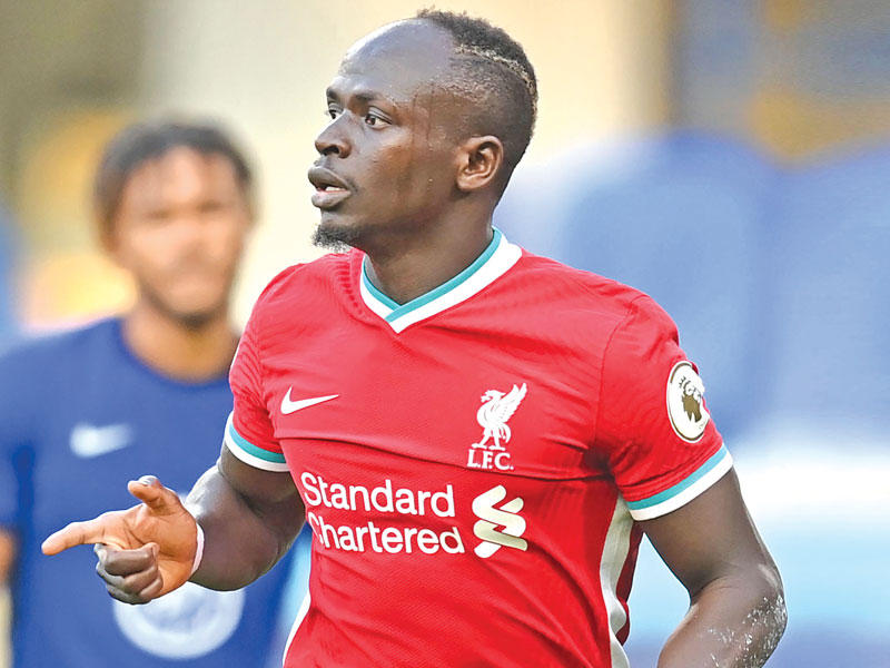 ساديو ماني جناح فريق ليفربول 