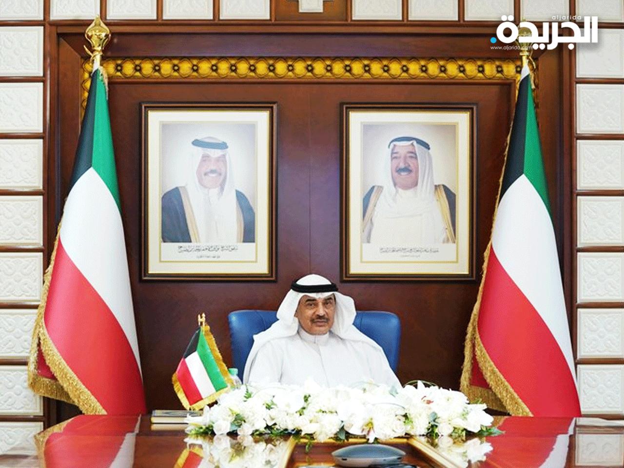 سمو رئيس الوزراء الشيخ صباح الخالد مترئساً الجلسة 