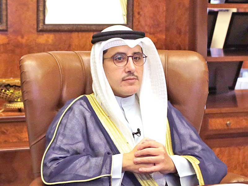  وزير الخارجية وزير الدفاع بالإنابة الشيخ الدكتور أحمد الناصر