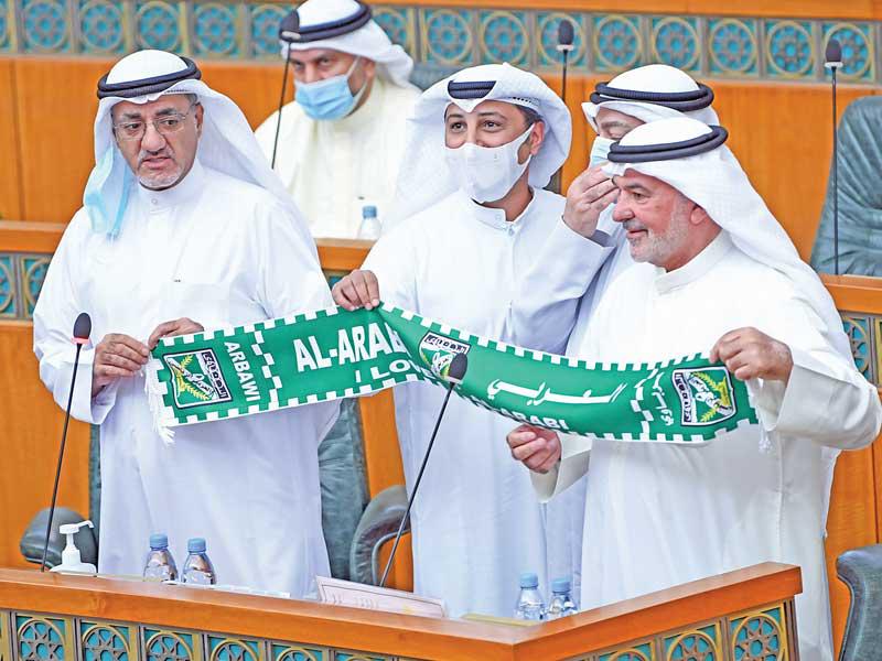 فرحة نيابية بفوز العربي بكأس الأمير