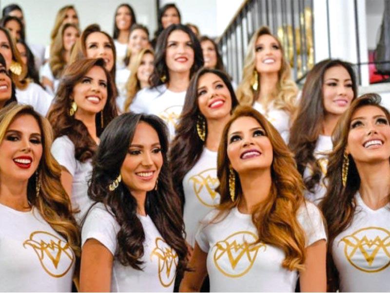 عدد من المرشحات للمسابقة 